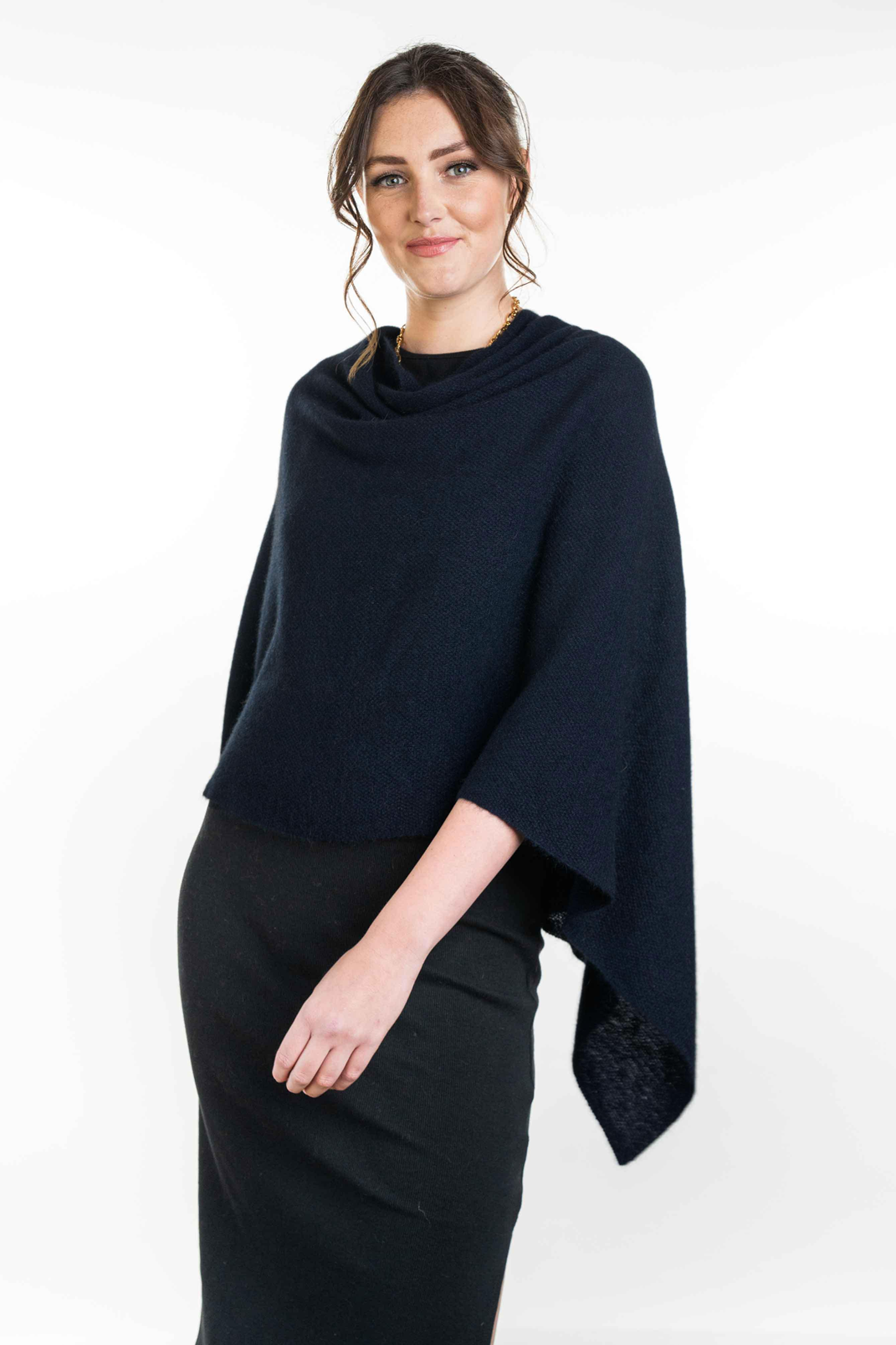 Merino Possum Two Way Poncho - KO798