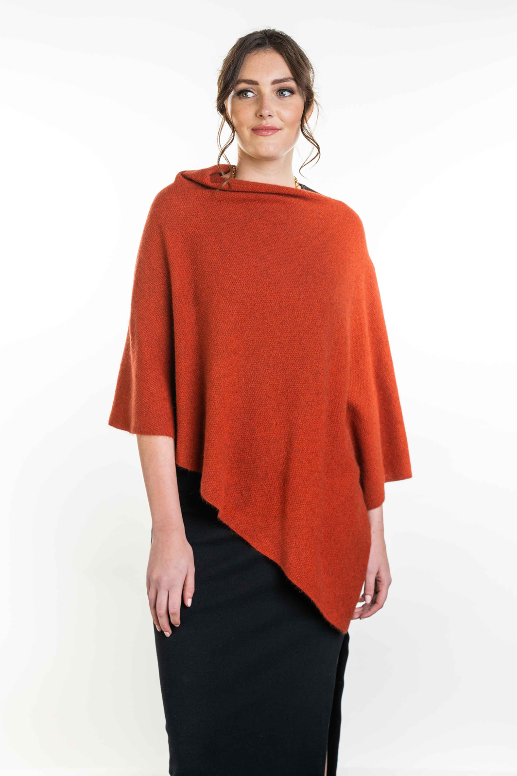 Merino Possum Two Way Poncho - KO798