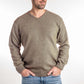 Merino Possum V Neck Jumper - KO841