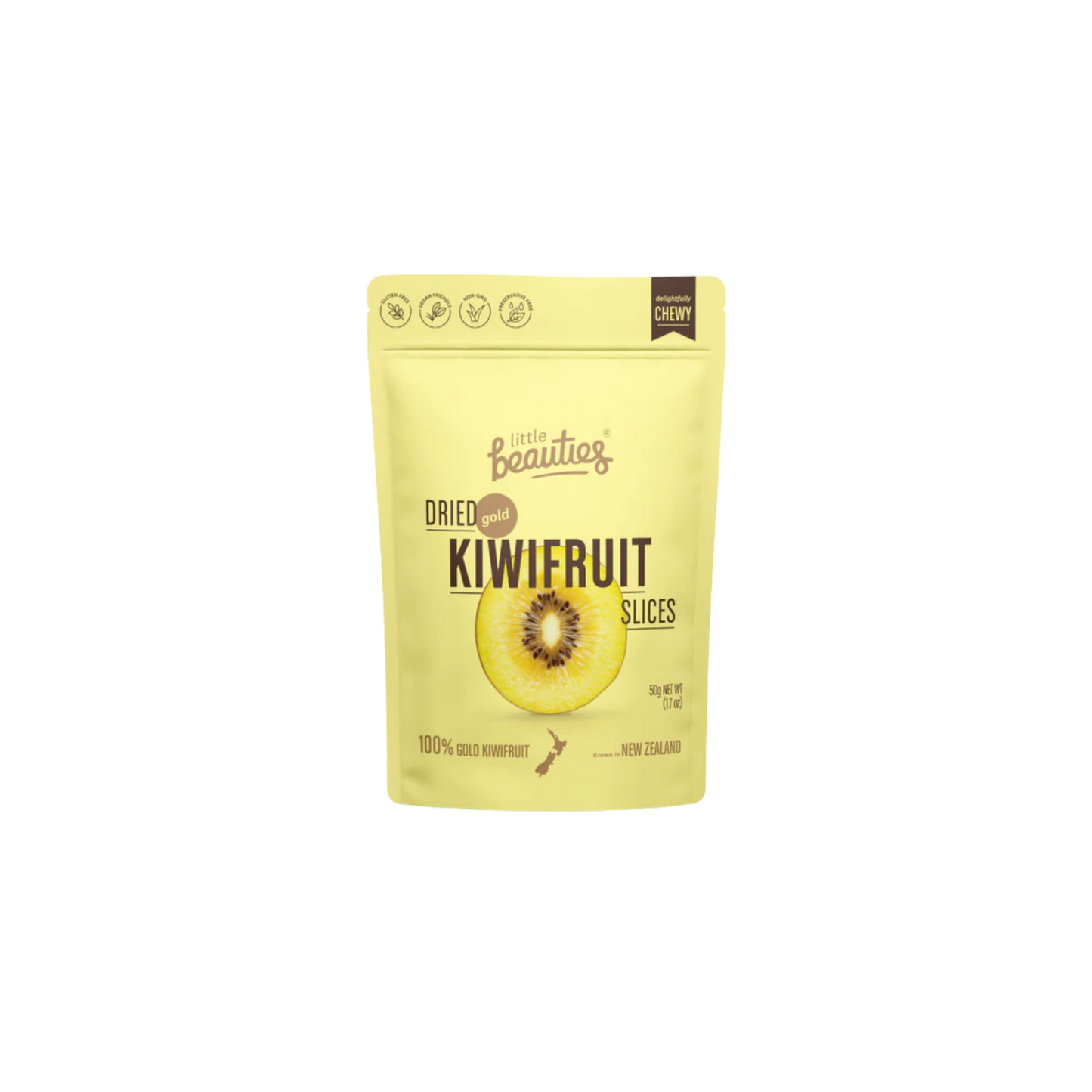 Little Beauties Chewy Gold Kiwifruit Slices - 50g