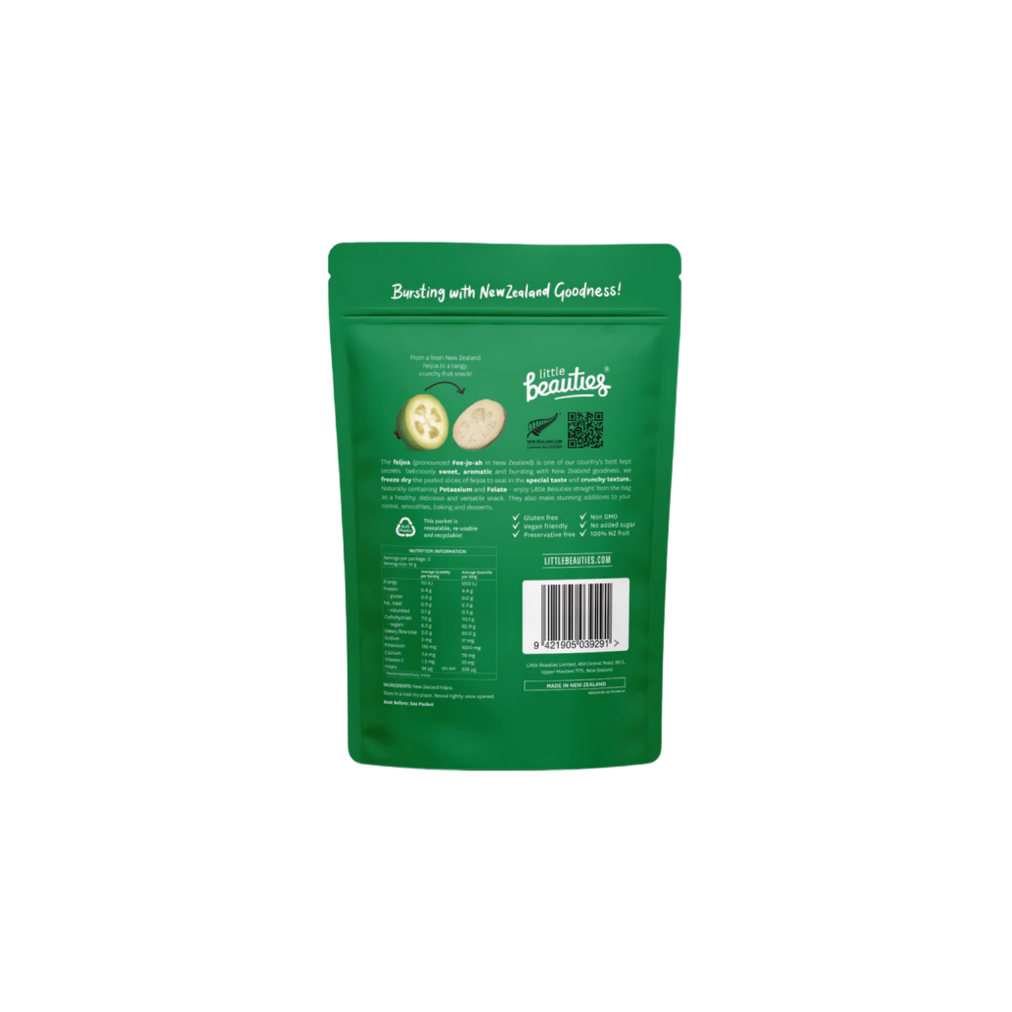 Little Beauties Crunchy Feijoa Slices - 20g