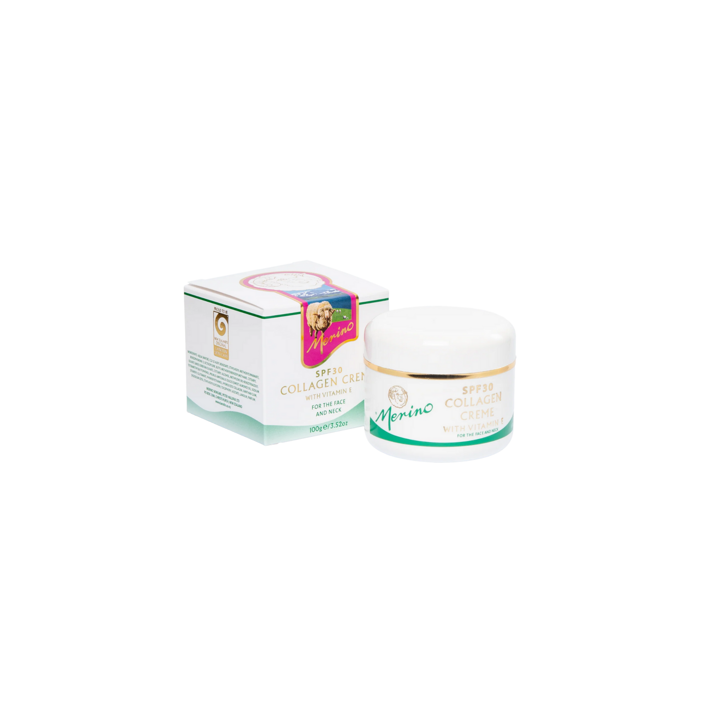 Merino Collagen Cream SPF30 100g