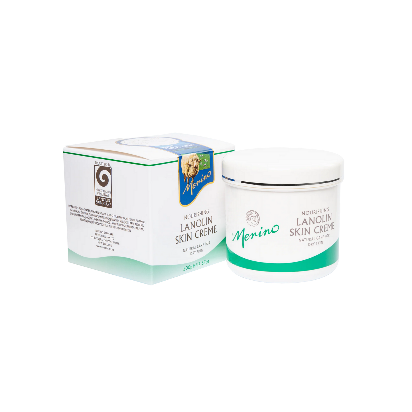 Merino Lanolin Skin Cream 500g