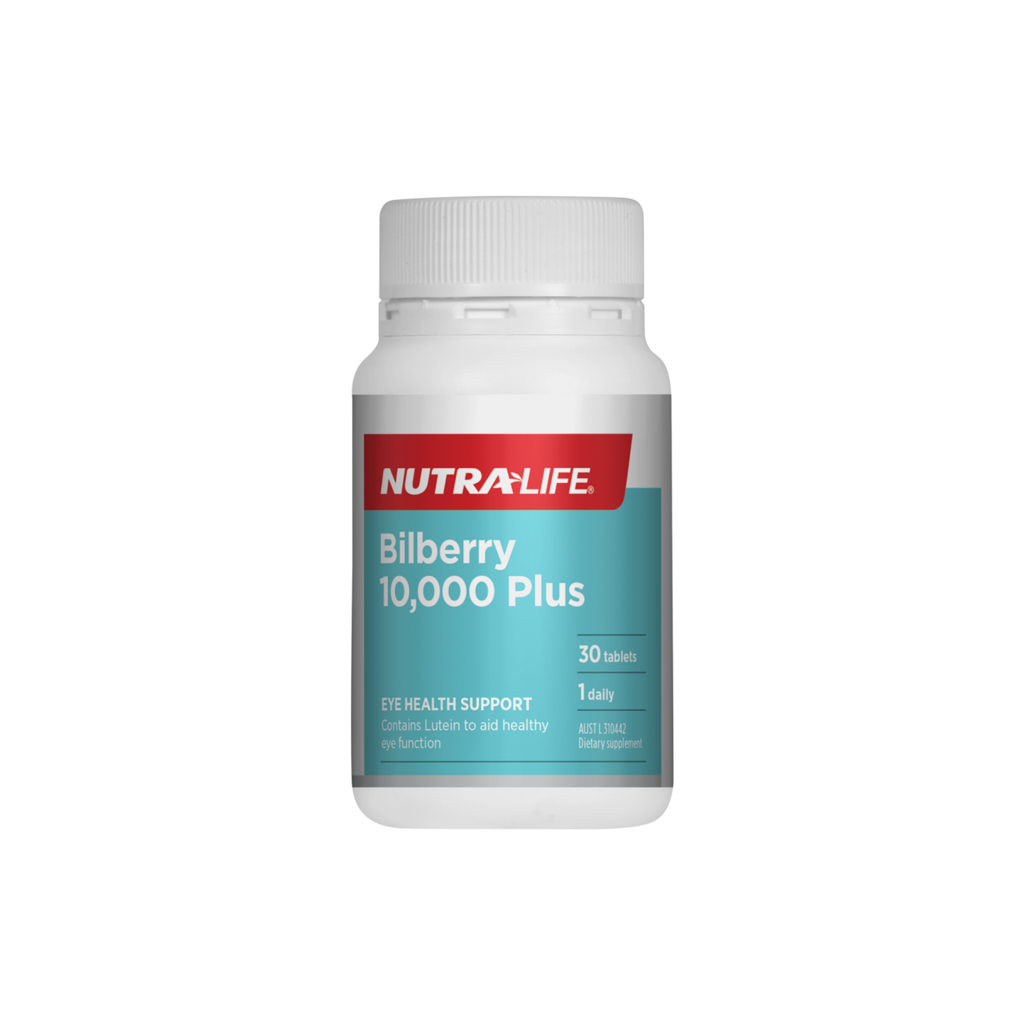 Nutra-Life Bilberry 10,000 Plus Lutein Complex 30caps