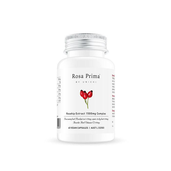Unichi Rosa Prima Rosehip Extract 1500mg Complex 60c (2028.08)