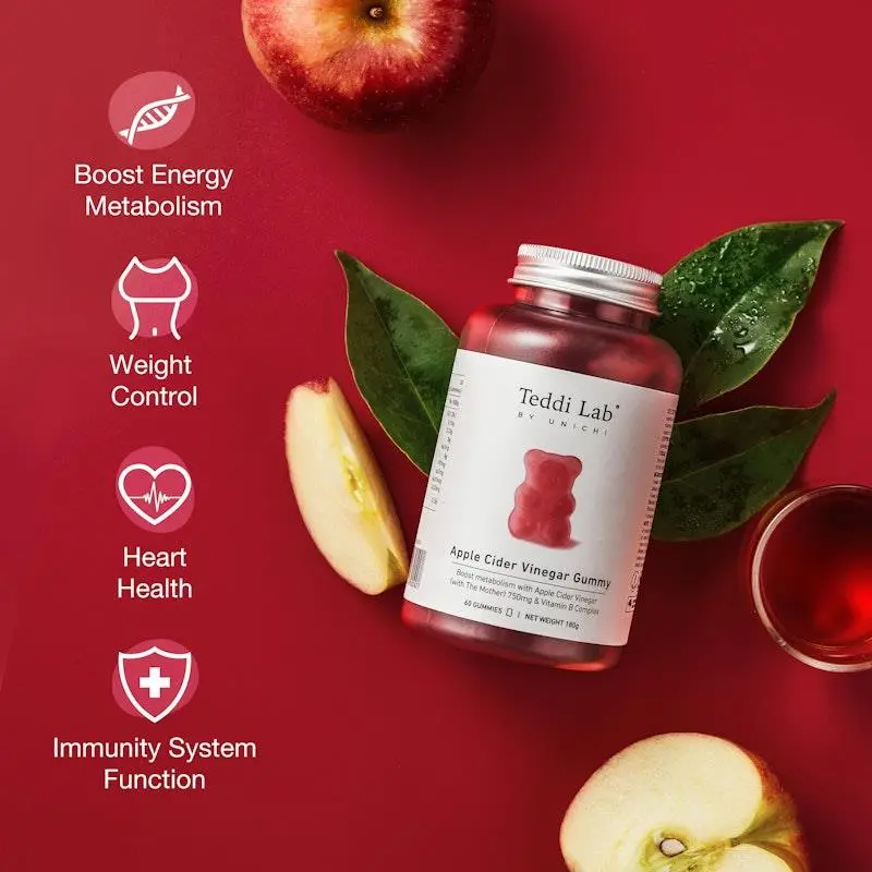Unichi Apple Cider Vinegar Gummy 60s (2027.11)