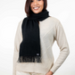 Merino Possum Scarf With Fringe - KO114