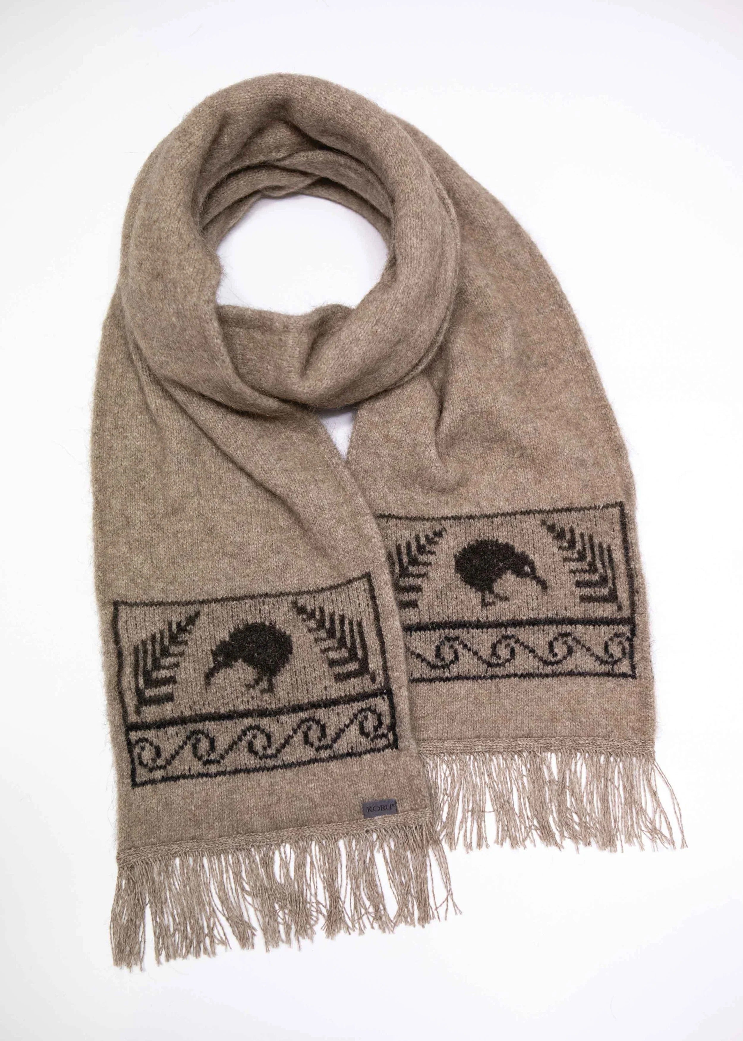 Merino Possum Kiwi Scarf - KO129