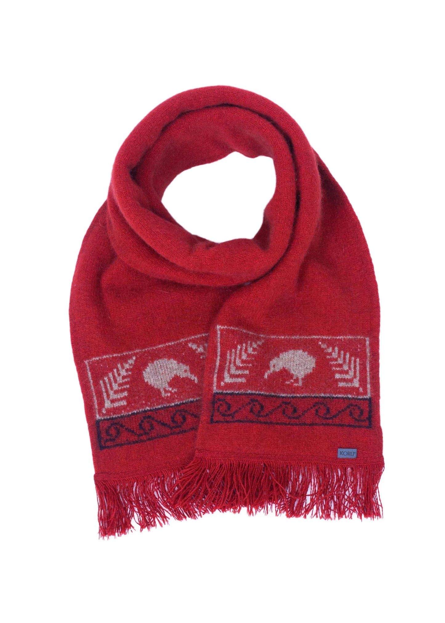 Merino Possum Kiwi Scarf - KO129