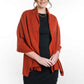 Merino Possum Moss Stitch Wrap - KO518