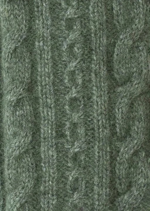 Merino Possum Cable Scarf - KO132
