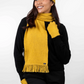 Merino Possum Scarf With Fringe - KO114