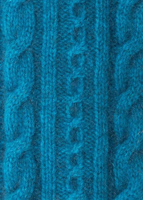 Merino Possum Cable Scarf - KO132