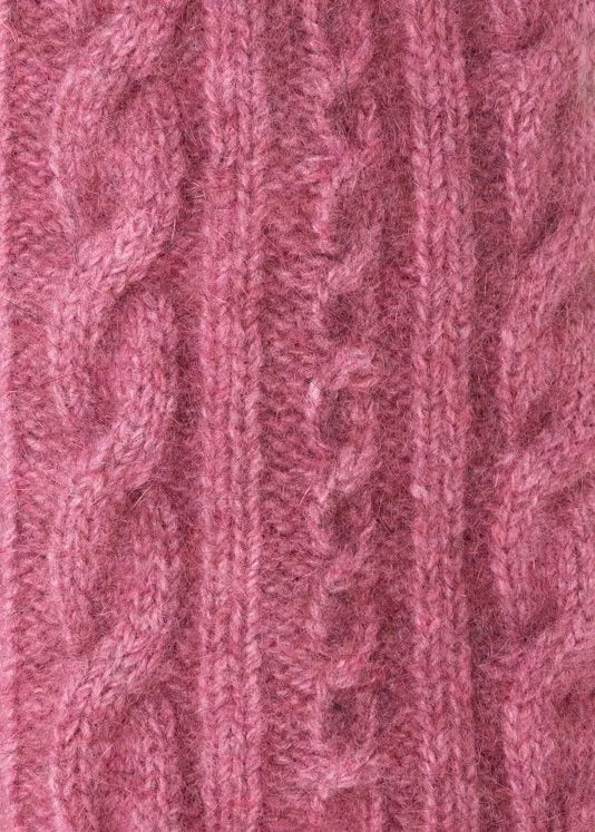 Merino Possum Cable Scarf - KO132