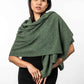 Merino Possum Moss Stitch Wrap - KO518